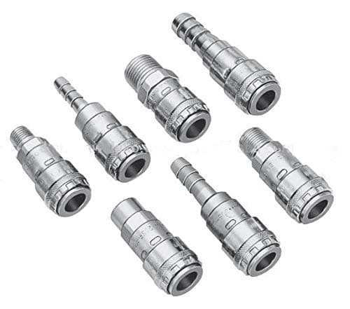 Nitto Kohki Hi Cupla 40PM-NPT Quick Connect Pneumatic Coupler Plug, 1/2" Size, Male, NPT Thread, 218 PSI, Steel