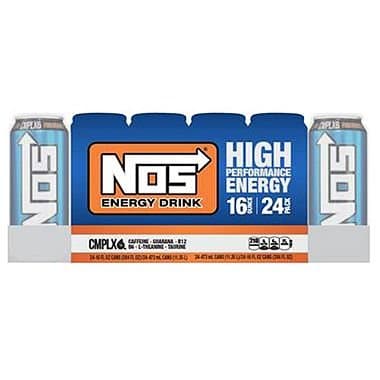 NOS High Performance Energy Drink 16 oz. cans, 24 pk. (pack of 4) A1
