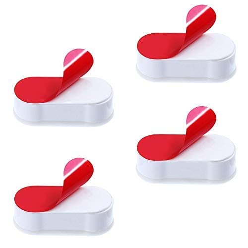 Toilet Seat Bumper Toilet Replacement Bumper Kit with Strong Adhesive Used for Home, Hotel, Hospital by Reachno, 4 Pieces