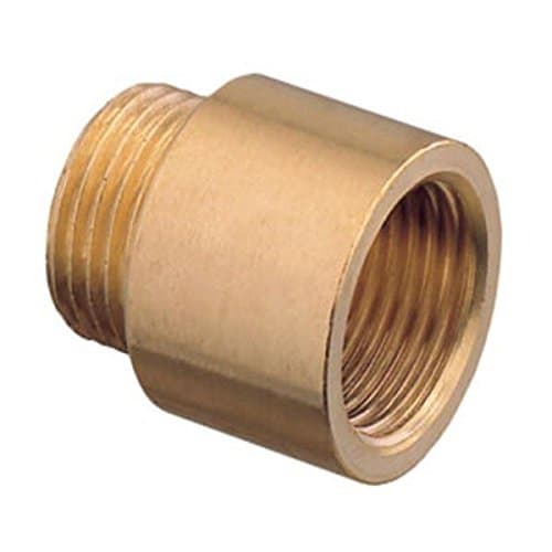 1" Bsp Pipe Thread Extension Female x Male Cast Iron Brass - 20mm Long