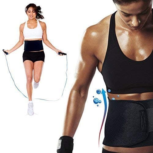 CHANCYFree Size Velform Sauna Slimmer Sweat Slim Belt/Adjustable Sweat Belt/Premium Waist Trimmer for Men & Women