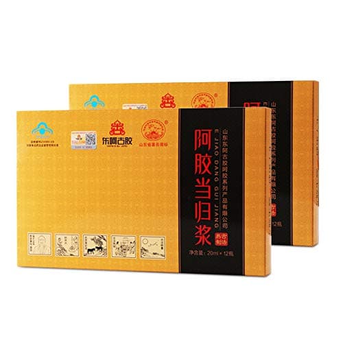 古胶 阿辉牌Ejiao 阿胶当归浆 20ml/瓶*12瓶*2盒套餐