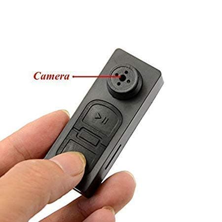 Hamtone ™ HD Audio and Video CCTV Cam Covert Spy Miniature Button Hidden Camera with SD Card Slot - Up to 32GB