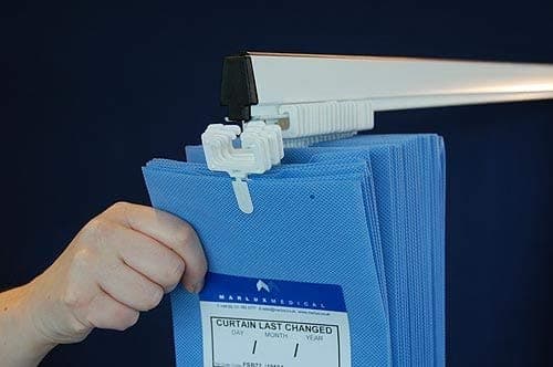 Marlux F18/1950A-BS Fast Fit Antibacterial Disposable Curtains - Bali Sand 1.8mtr Wide