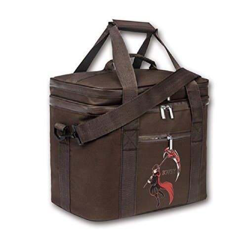 Kaylin RWBY Ruby Crescent Rose Insulated Lunch Box Cooler Bag Outdoor Picnic Bag(Brown)