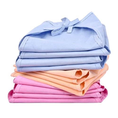 Little Boo New Born Baby Cotton Cloth Diapers Langot Washable Reusable Nappies for 0-6 Months Babies (Pack Of 12)
