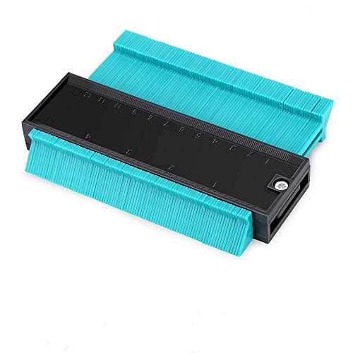 5 Inch Plastic Contour Gauge Duplicator Tool, Profile Copy Contour Gauge Tool, Tiling Laminate Tiles General Ruler
