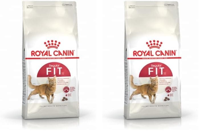 Fit 32 Adult Dry Cat Food, Meat Flavor, 4 Kg (Pack of 2)