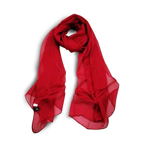 100% Pure Silk Womens Thin Soft Long Shawl Wrap 25"x76" New