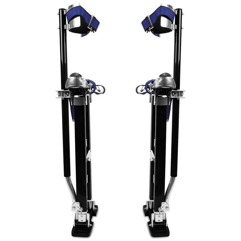 Drywall Stilts 24"-40"Height Adjustable，Aluminum Tool Stilts Suitable for Painting Walls, Pruning Branches, Cleaning,Performing Arts Activities.(Black)