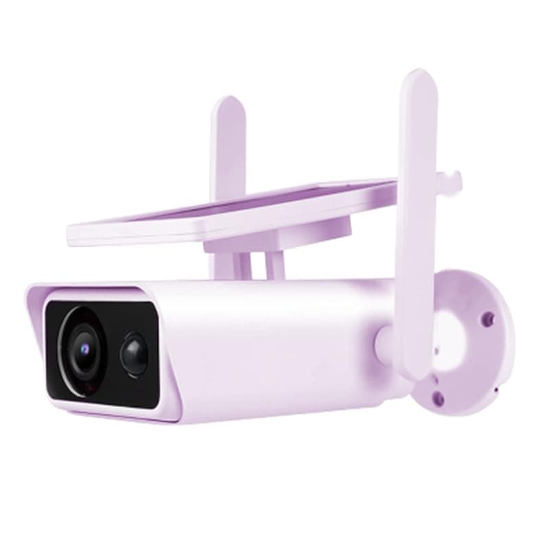 LIONBOLT Stay Secure with an Outdoor Wireless Surveillance Camera - Rainproof, Equipped with Remote Night Vision Monitoring, Motion Detection, and Solar Battery Power._M6