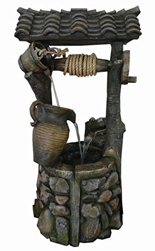 Extra Large Traditional Wishing Well Lit Water Feature