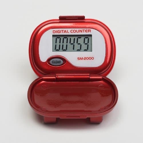 SM-2000 Step Pedometer (Color: RED)