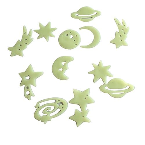 Elegance4beauty(TM) Fresh Cosmos Stars Glow In The Dark Stars Stickers