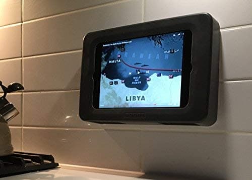 Poort 5G HUB Wall Mount Tablet Enclosure Compatible with Any iPad 9.7, 10.2 or 10.5" or Surface Go - Charcoal Black