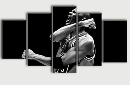 5 PCS Framed Michael Jordan's Motivation Canvas Painting/Prints - 5 PCS Framed Canvas (3050cm2+3070cm2+3080cm1)