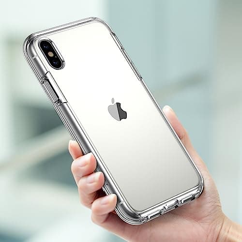 COOLQO Compatible for iPhone Xs Max Case with Screen Protector, Clear