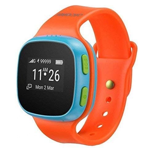 Alcatel Move Time SW10 Blue/Red Track & Talk Watch + card 500 MB and 5 € in Balance. Smart Watch (Satellite GPS, OLED display, 2.41 cm (0.95), Mobile, 36 G)