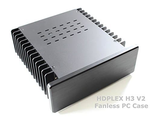 HDPLEX H3 V2 Fanless PC Case Black Faceplate