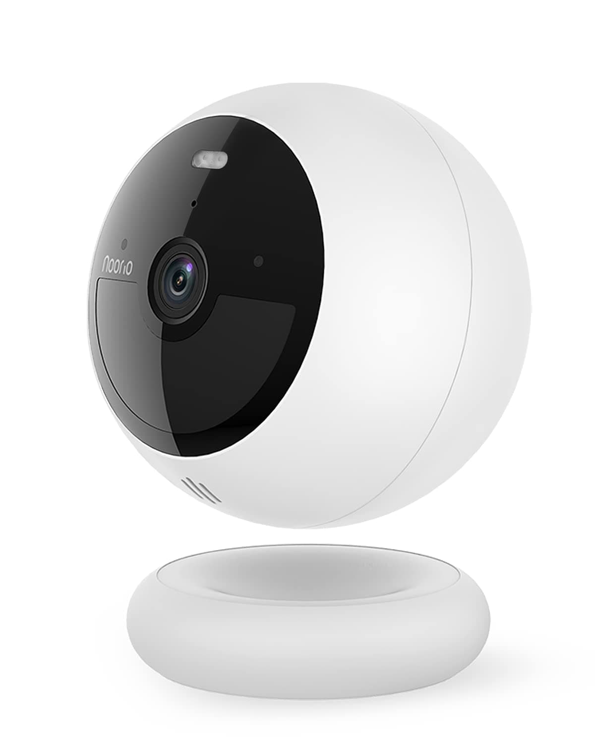 Noorio B210 Wireless Security Camera with 2K and 16GB Local Storage, Wireless Home Security Camera Battery Powered, Color Night Vision with Spotlight, Work with Alexa, Set up in Minutes