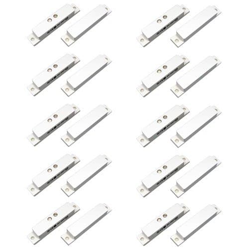 AlephDC-2531 WG W Surface Mount Alarm Magnetic Contact Package of 10