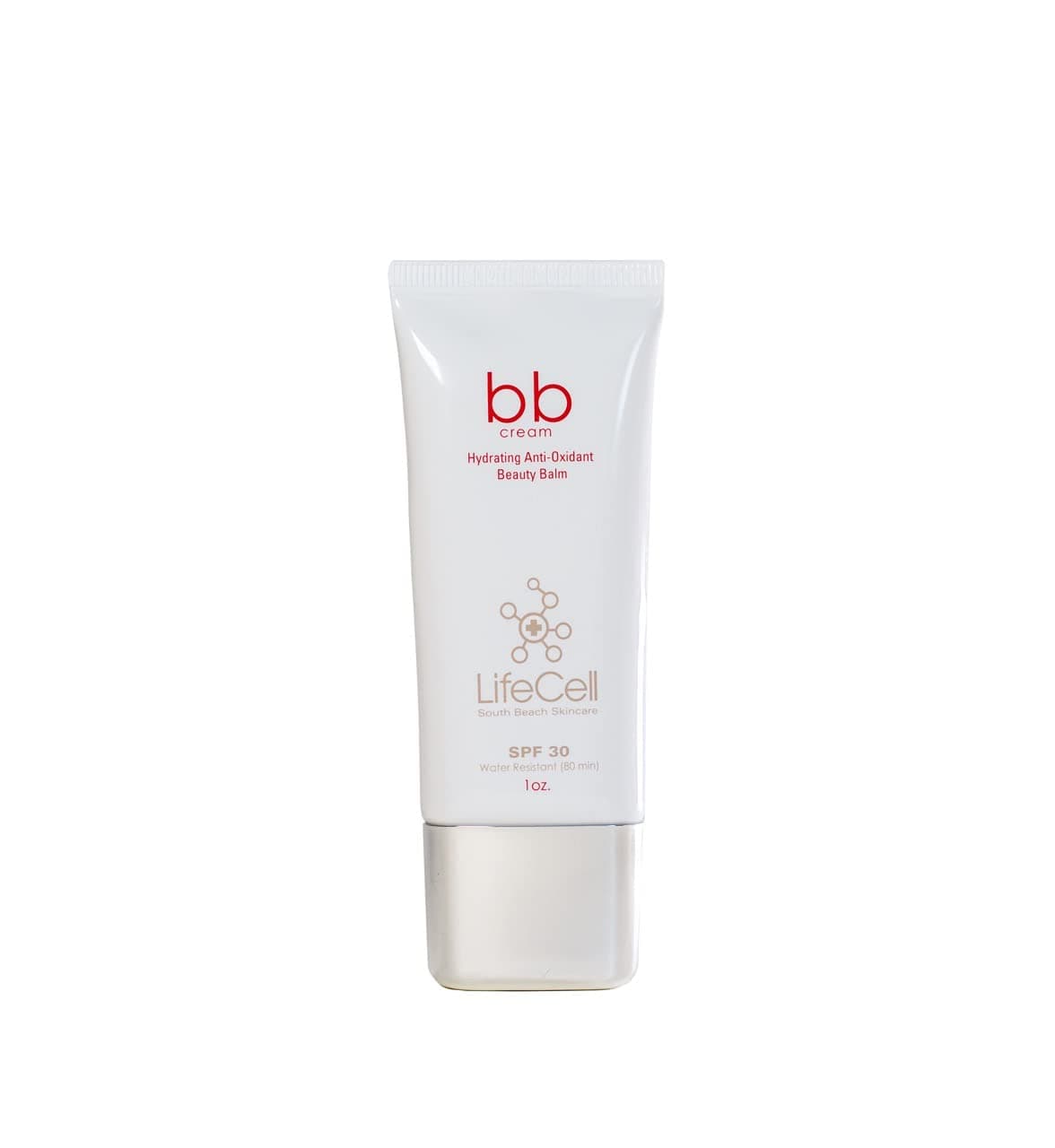 - LifeCell Hydrating Antioxidant SPF 30 Tinted Anti-Aging BB Cream – Medium Shade – Physical Sunscreen with Zinc Oxide for Wrinkle Prevention, Dark Spot Defense – 1oz