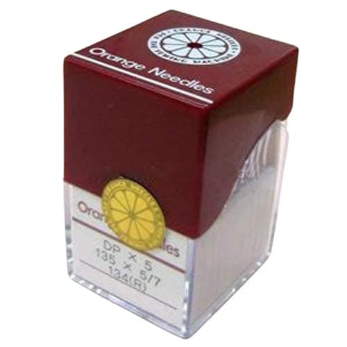 100 Orange 134R 135X5 DPX5 SY1955 Industrial Sewing Machine Needles (Size 90/14)
