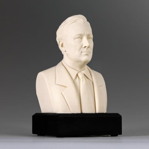 Franklin D. Roosevelt Bust 6" Statue - GREAT AMERICANS