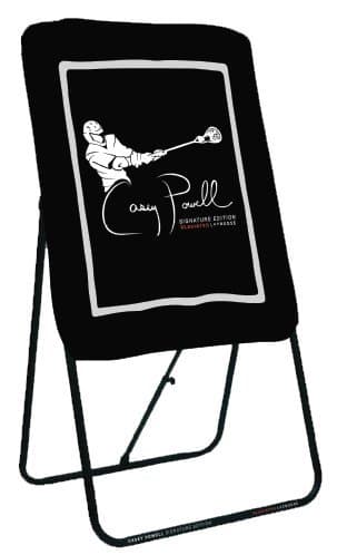 Gladiator Lacrosse Professional Bounce Pitch Back / Rebounder (Black) (Casey Powell Signature Edition)