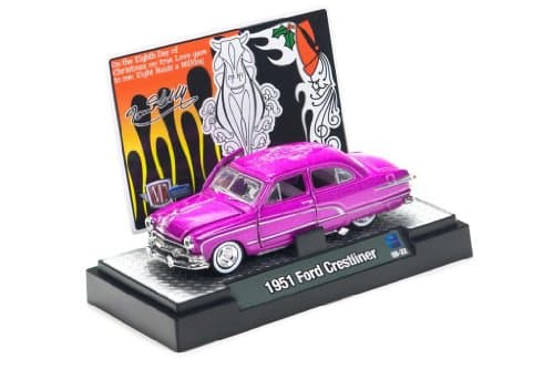 M2 MACHINES 1:64 12 DAYS OF CHRISTMAS EDITION 6 GEESE OF LAYING PINK 1957 DESOTO ADVENTURER DIE-CAST COLLECTIBLE