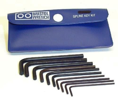 10 PIECE BRISTOL WRENCH SET FOR COLLINS KWM SERIES TRANSCEIVERS