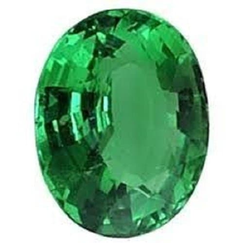 7 Ratti Natural Zambia Emerald (Panna) Gemstone By Lab Certified
