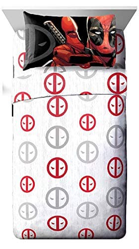Marvel Deadpool Full/Queen Comforter and Queen Sheets