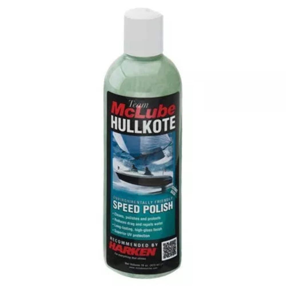 McLubeMcLube Hullkote Speed Polish-Pint - Its long-lasting, high-gloss finish repels water to reduce drag for ultra-fast results