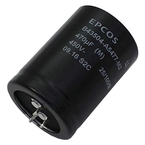 Snap-in Electrolytic Capacitor Radial 470µF 450V 105°C B43504A5477M2S1 d35x50mm 470uF