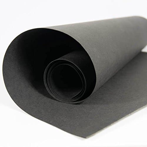 SnapPap Black Leather Look Paper Creative Paper Washable Paper