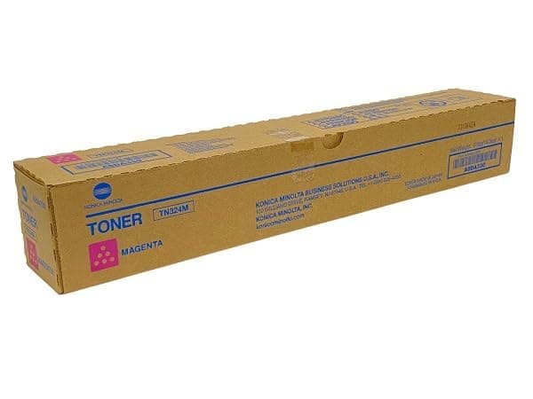 TTCopier OEM Konica Minolta A8DA330 TN324M Magenta Toner Cartridge Bizhub C258 C308 C368