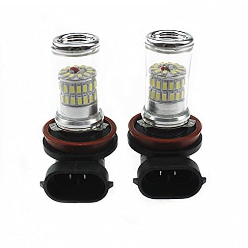 High Power 48W LED Bulbs By Evitek, H11 for DRL or Fog Lights, White Light (Set of 2)
