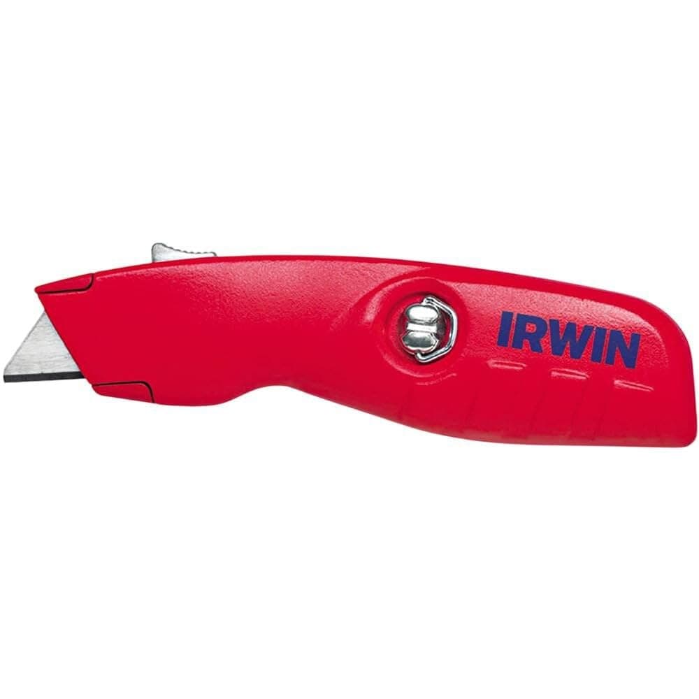 Utility Knife, Self-Retracting for Safety (2088600), Red