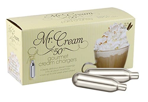 Mr. Cream Gourmet Whipped Cream Chargers ~ Count (50)