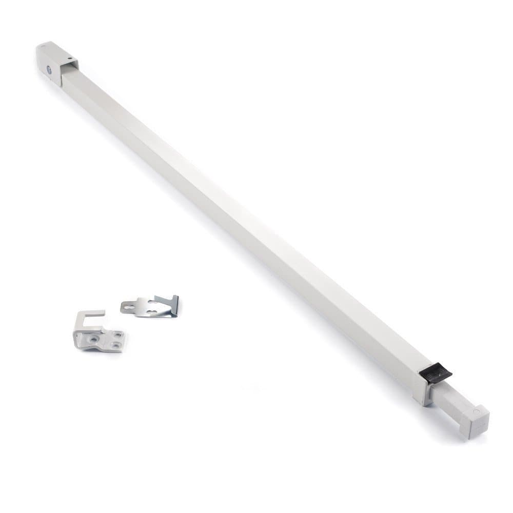 Ideal Security BK110W Inc Patio Door Bar with Anti-Lift Lock (White)
