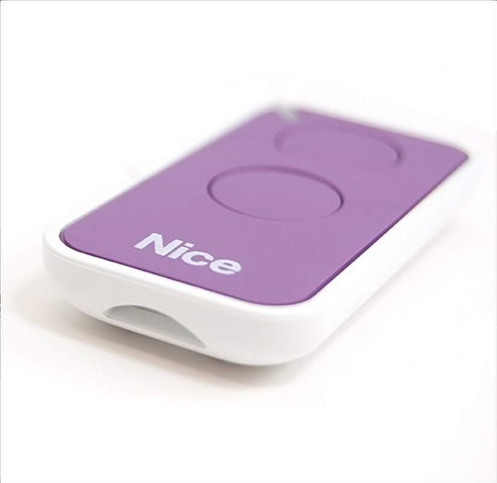 NICEEra-Inti Original 2-Button 433.92 MHz Rolling Code Remote Control for Doors to Replace Nice Very VR ONE, ON1, ON2, FLOR, FLO2R-S and FLO1R-S Remote Controls