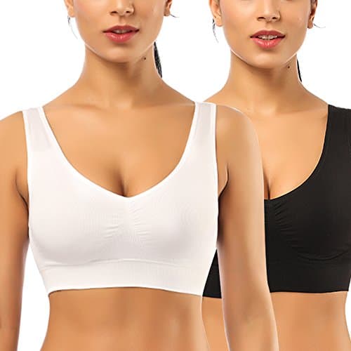 BESTENAComfort Bra, Seamless Removable Pads Sleep Bras, Yoga Bra, Sports Bras for Women