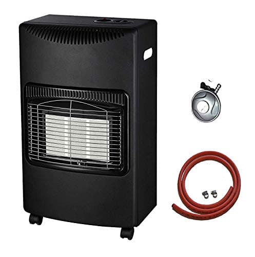 PROGEN NEW CALOR 4.2kw PORTABLE HEATER FREE STANDING HEATING CABINET BUTANE GAS HEATER WITH FREE 1M HOSE AND REGULATOR FOR HOME OUTDOOR