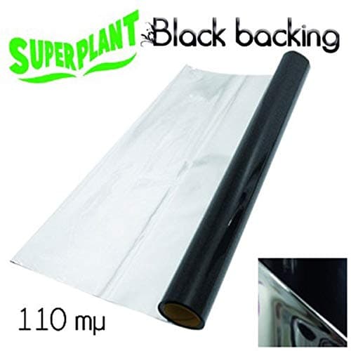 Agro Black Backing Tarpaulin 1.2 x 30 m Roll Superplant, Reflective Paper