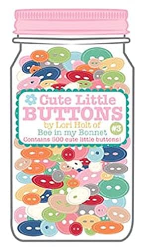 Lori Holt STB-6022 Cute Little Buttons of Bee in My Bonnet JAR #3