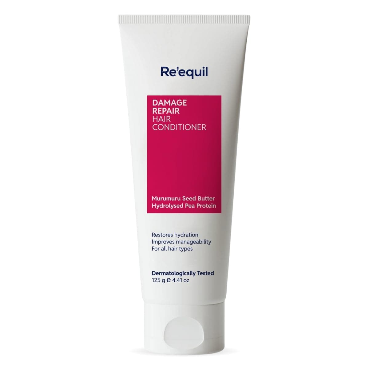 Re'equil Damage Repair Conditioner with Murumuru & Pea Protein | Silicone Free Conditioner | Repairs, Nourishes, and Detangles Hair | Great for Curly, Damaged Hair | 125 g