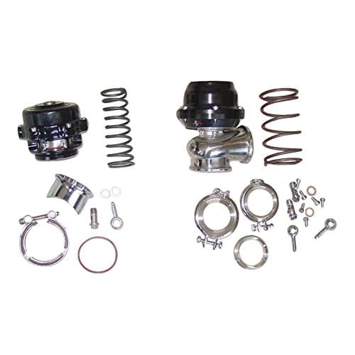XS-Power 50mm BOV AND 44mm Wastegate Combo Turbo blow off valve and Waste Gate BLACK