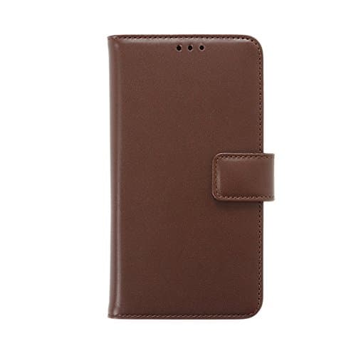 Samsung Galaxy S6 Edge Plus Case Genuine Leather Wallet Case Naborsa Case S6 Edge Plus (Brown)