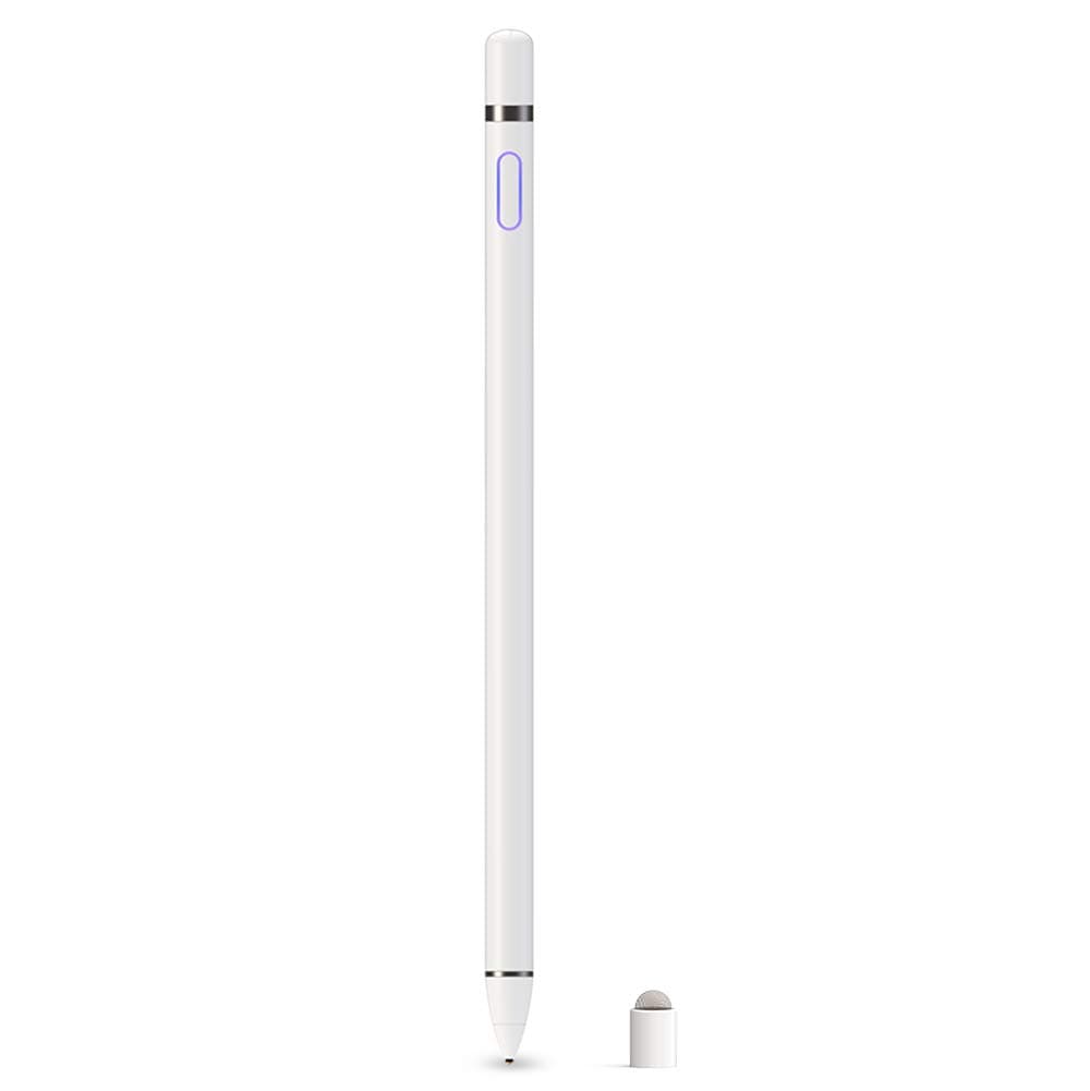 Stylus Pen Compatible with iPad, Pencil Styluses for iPad Generation Pro Air Mini Alternative for 1st 2nd Pencils Digital Tablet Stylist Smart Drawing Pens for Touch Screens (White)